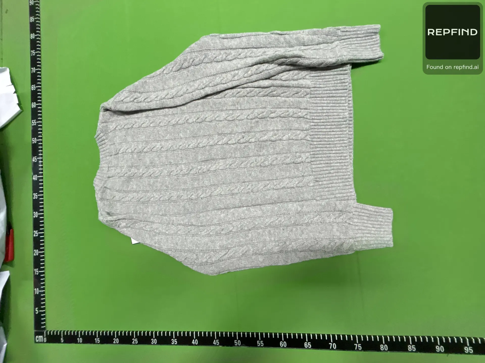 Cable-Knit Crewneck Sweater -6