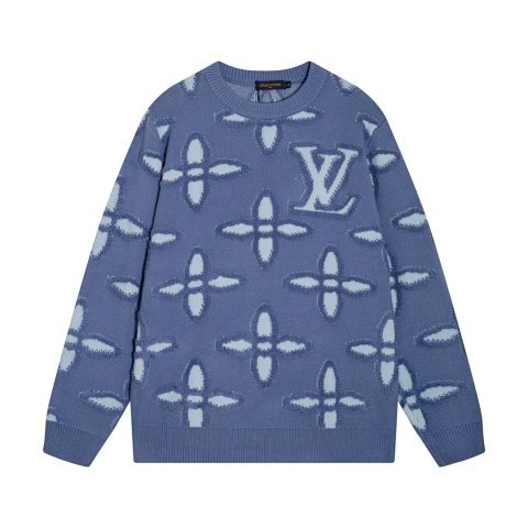 Monogram Crewneck Knit Sweater
