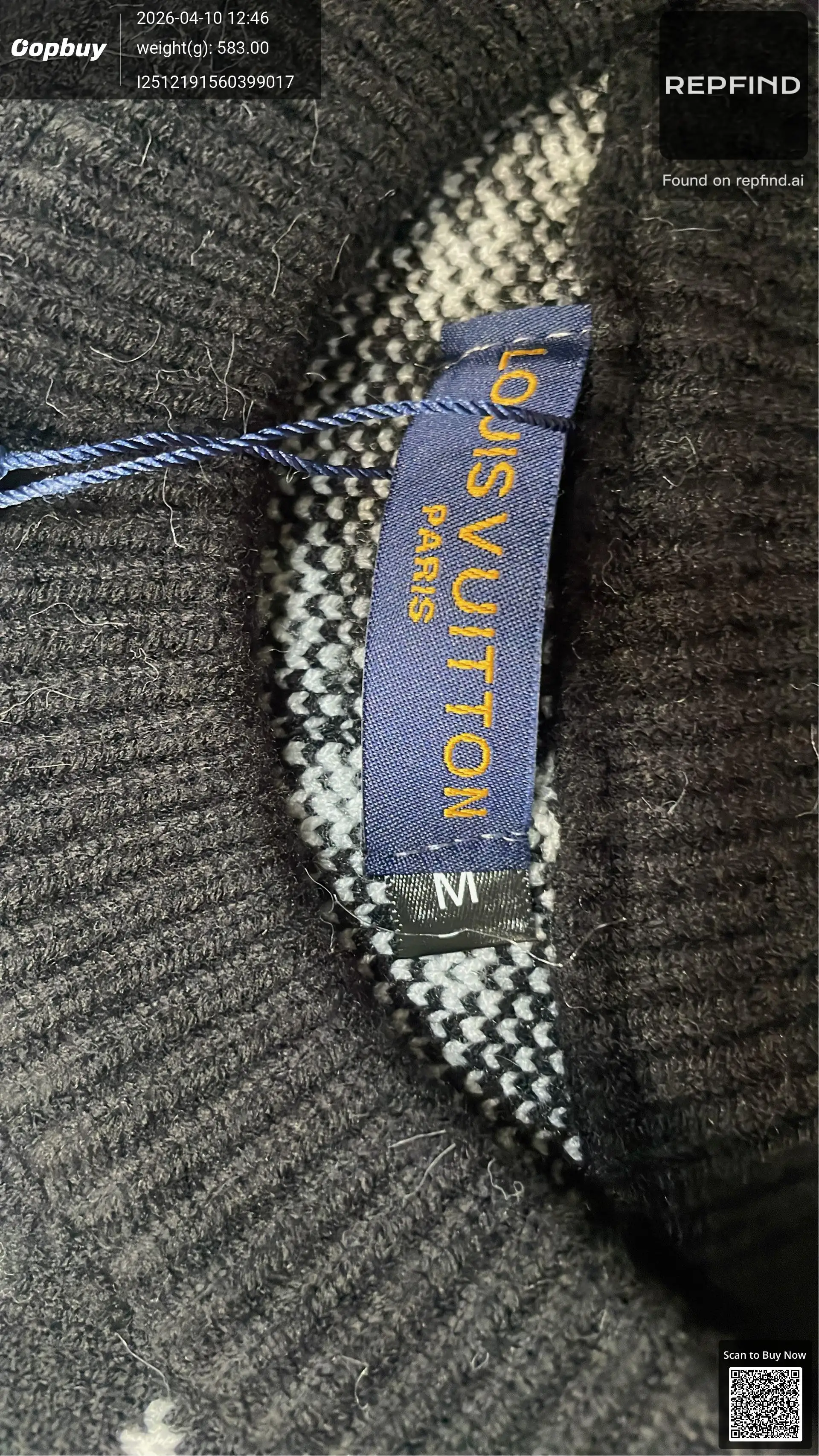 Monogram Crewneck Knit Sweater 001 -2