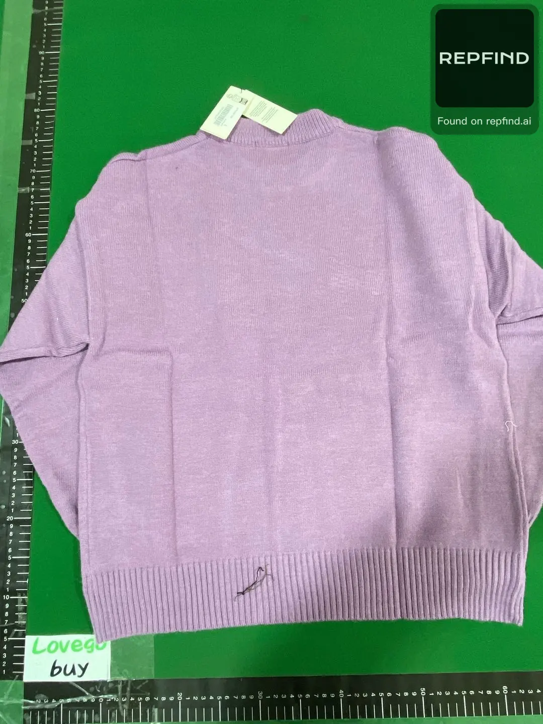 Heart Emblem Relaxed Crewneck Knit Sweater -2