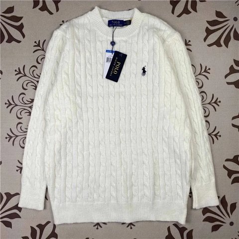 Pony Embroidered Cable-Knit Sw