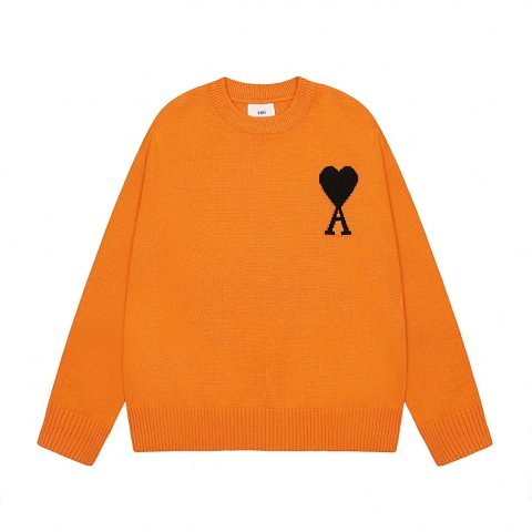 Heart Jacquard Knit Sweater Co
