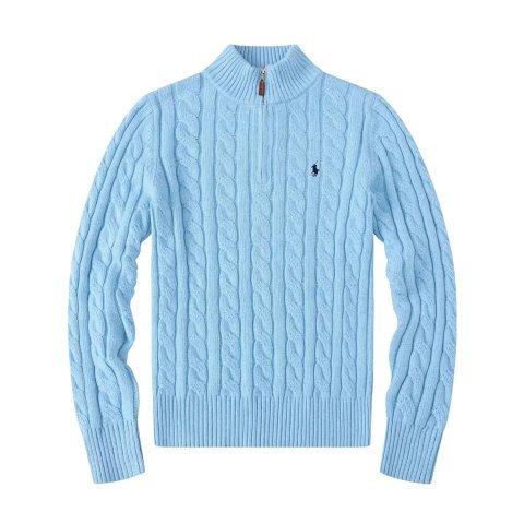Pony Embroidered Half-Zip Cabl