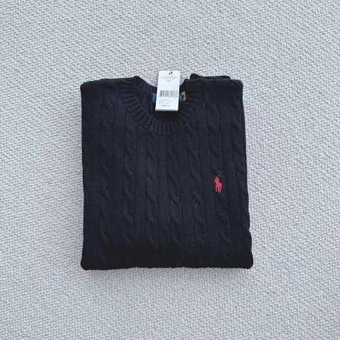 Pony Embroidered Crewneck Knit