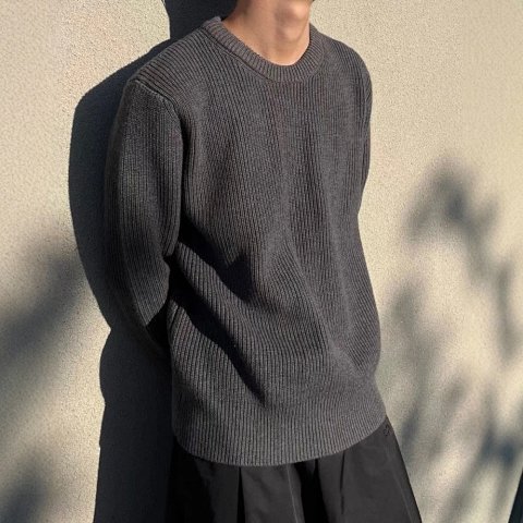Crewneck Knit Sweater
