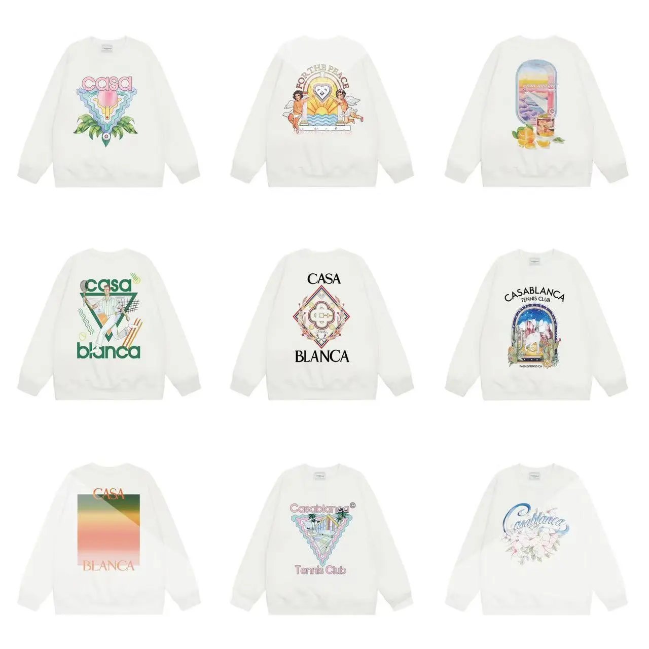 Graphic Print Crewneck Sweatsh