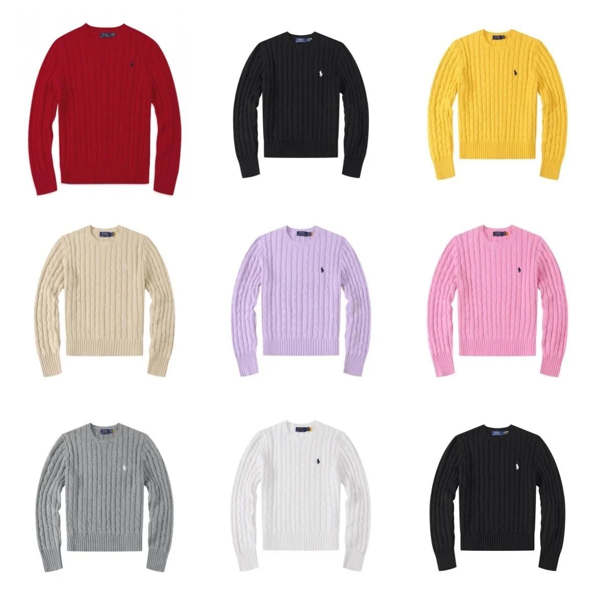Crewneck Knit Sweater Collecti