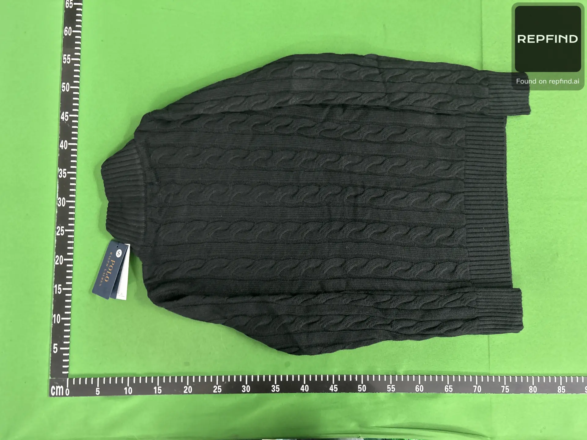 Pony Embroidered Half-Zip Cable-Knit Sweater LF -3