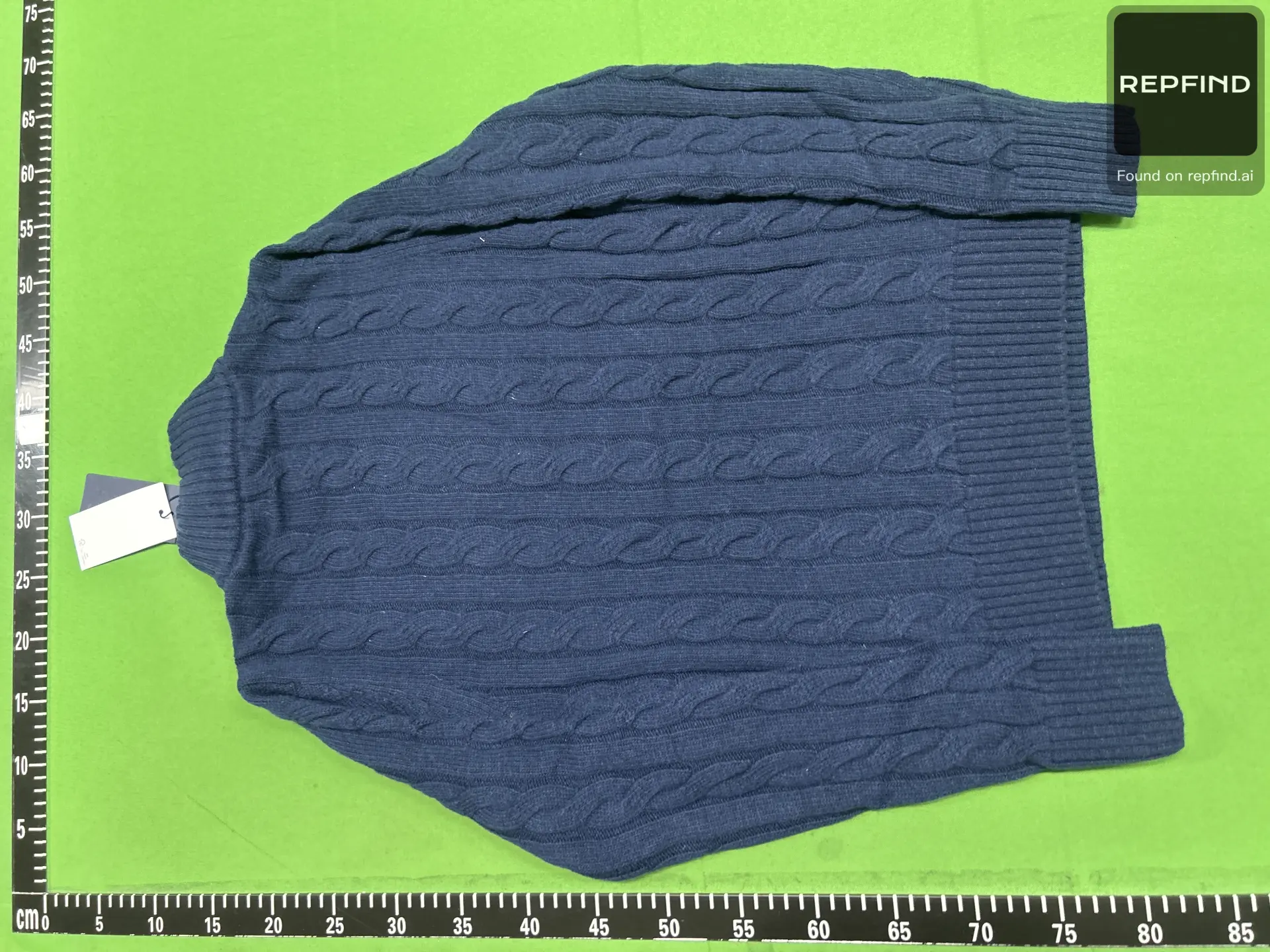 Pony Embroidered Half-Zip Cable-Knit Sweater LF -5