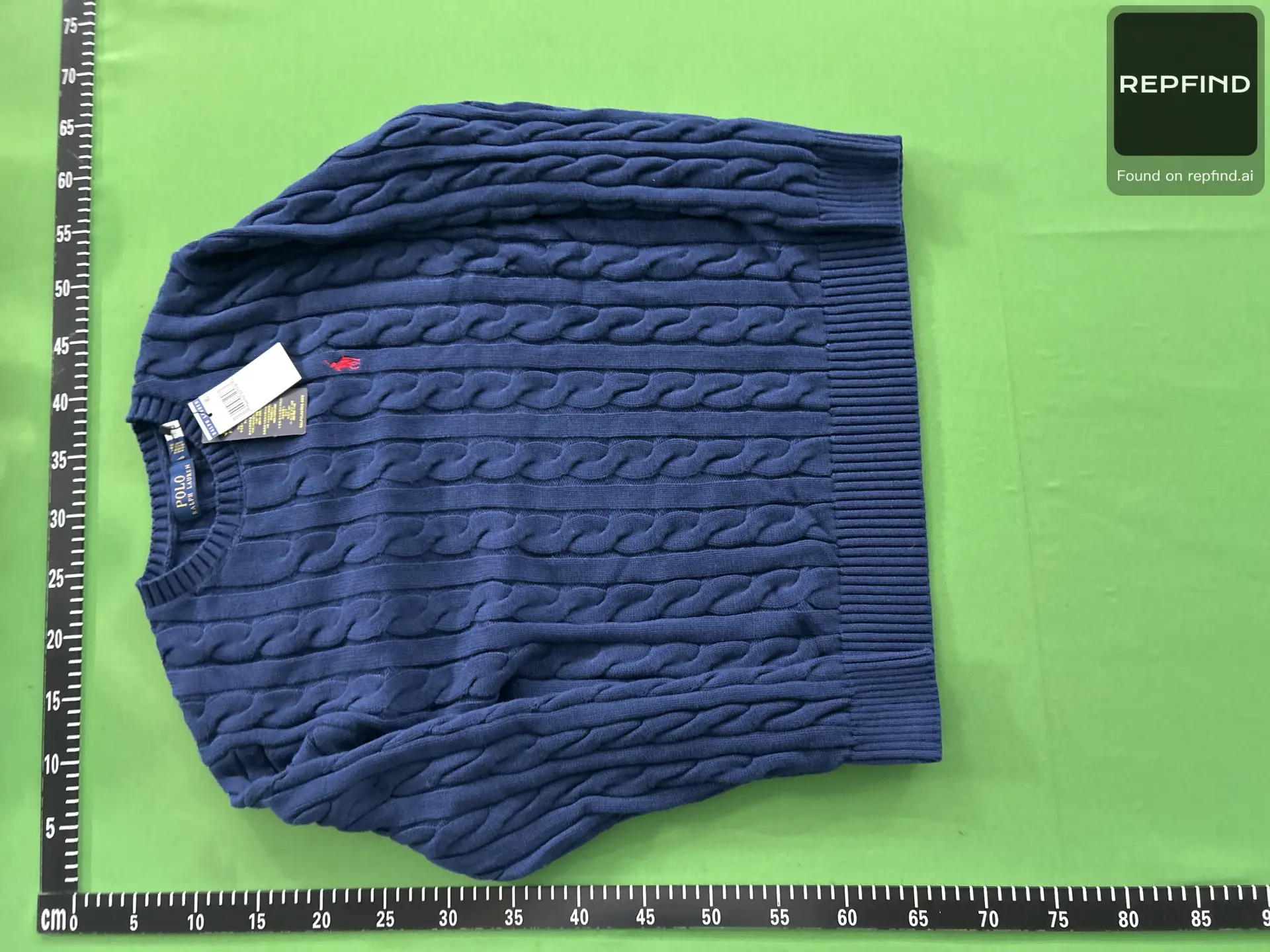Pony Embroidered Cable-Knit Crewneck Sweater -5