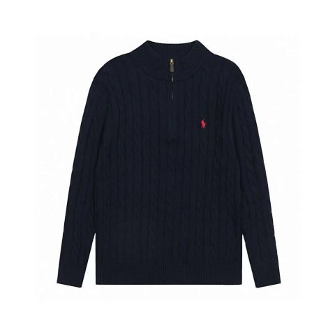 Pony Embroidered Half-Zip Cabl