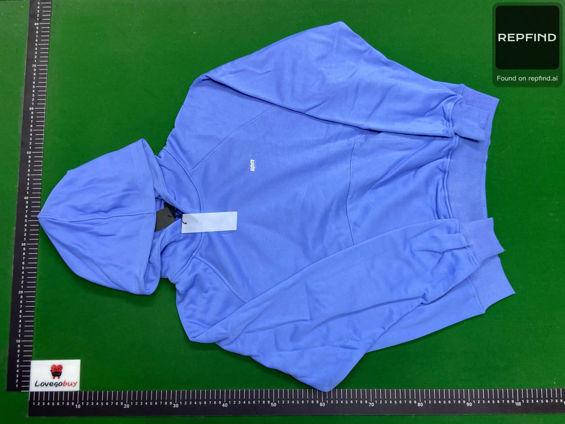 Blue Hoodie and Pants Set 4