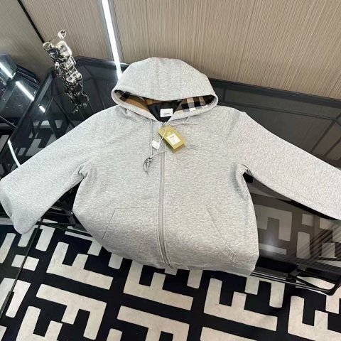 Gray Zip-Up Hoodie