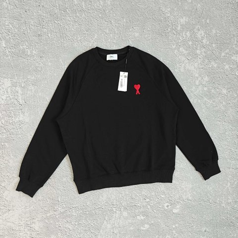 Heart Emblem Crewneck Knit Swe
