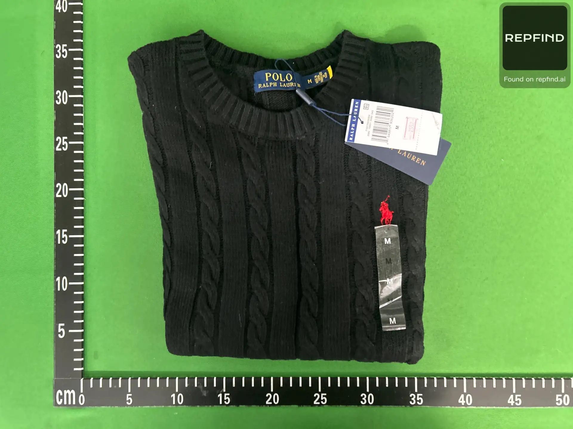 Pony Embroidered Cable-Knit Sweater 020 -6
