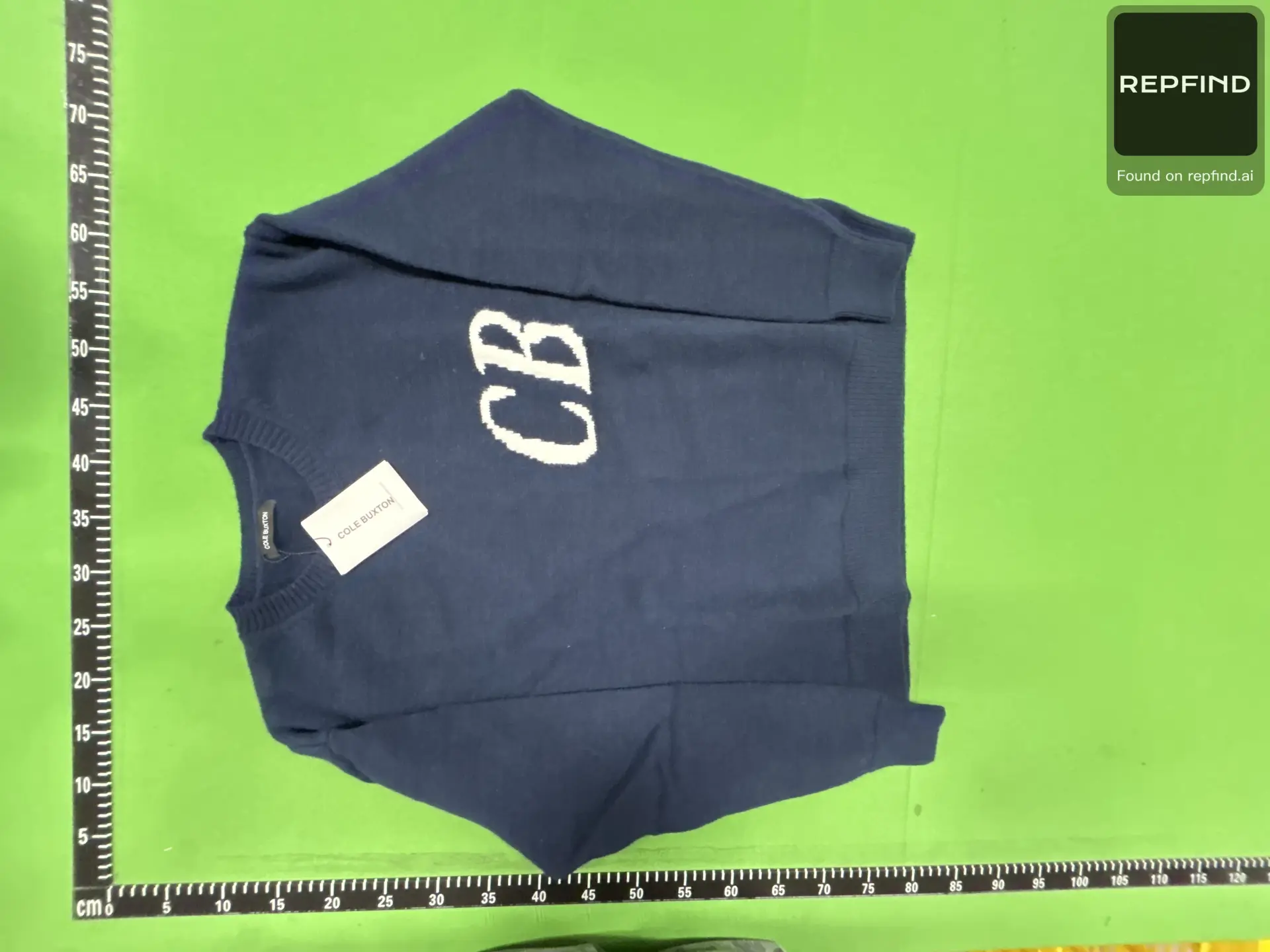 CB Letter Crewneck Knit Sweater -2
