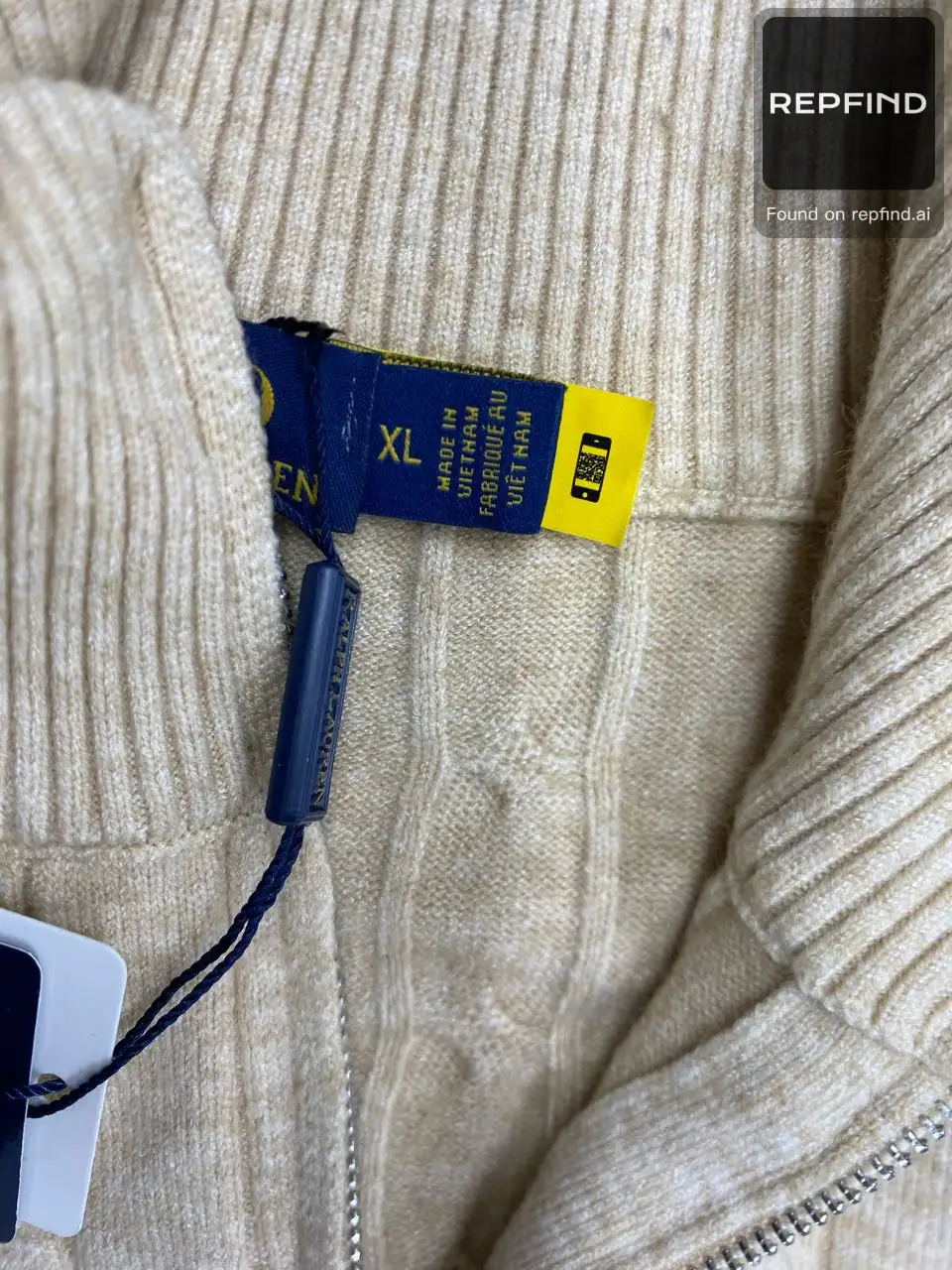 Pony Embroidered Half-Zip Cable-Knit Sweater -2