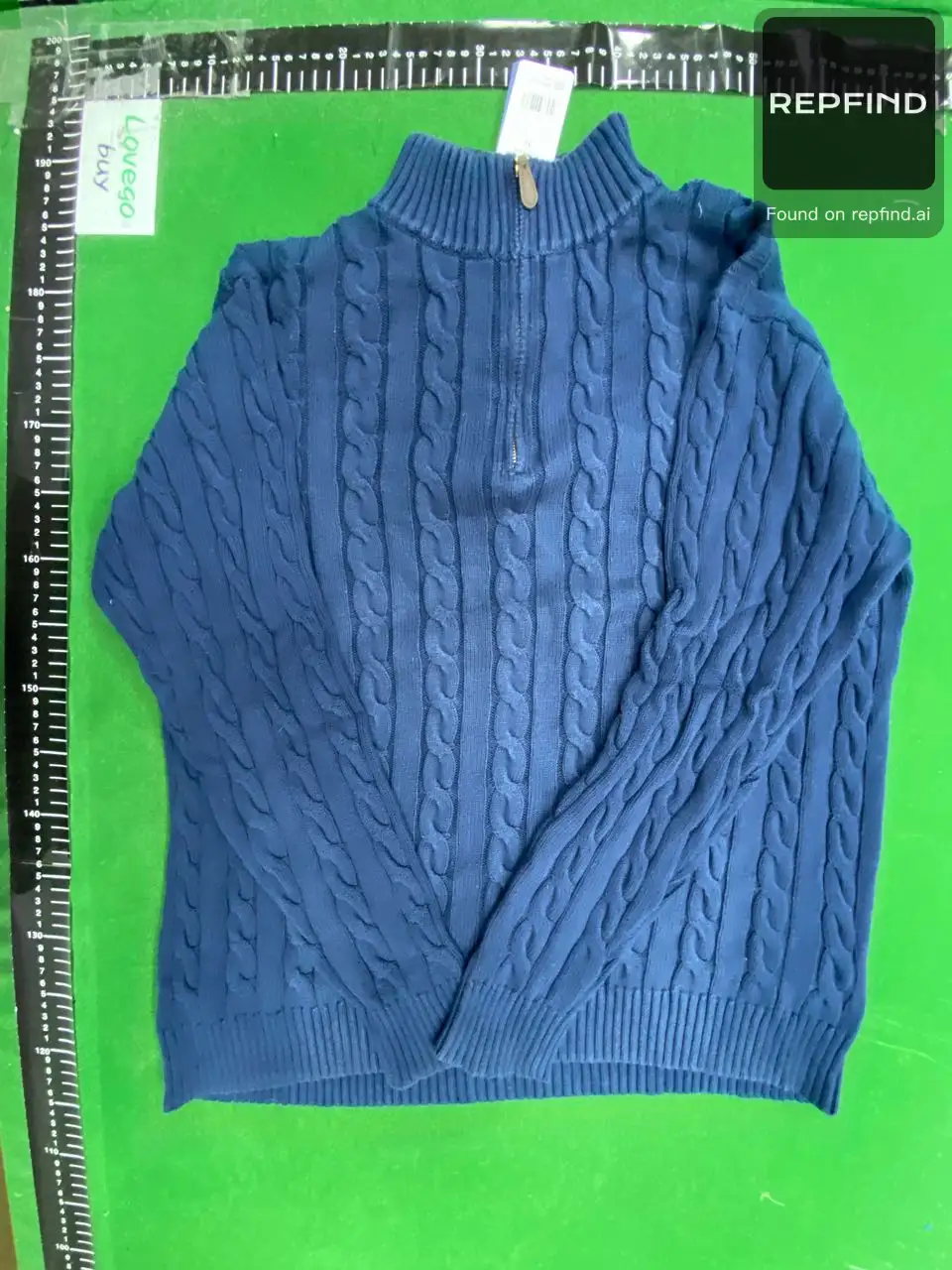 Pony Embroidered Half-Zip Cable-Knit Sweater -5