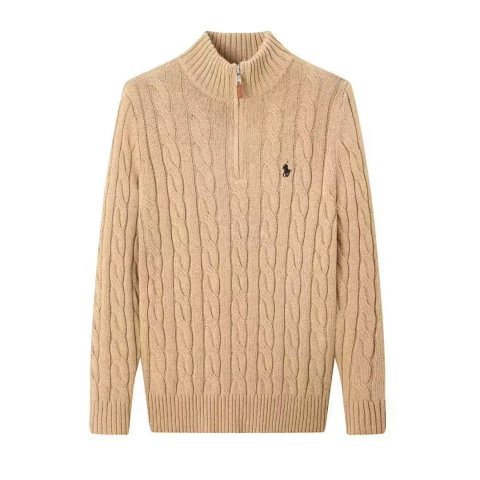 Pony Embroidered Half-Zip Cabl