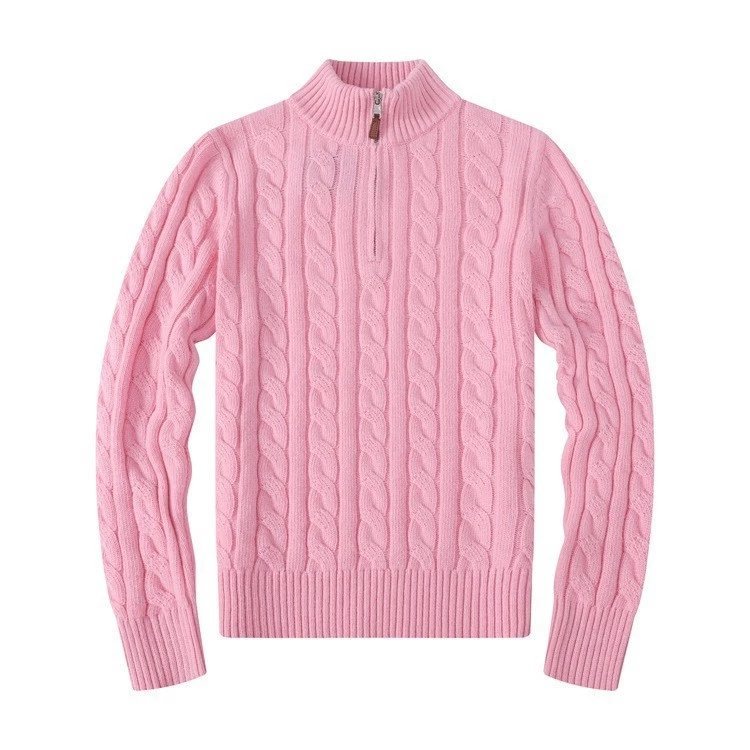 Pony Embroidered Half-Zip Cabl