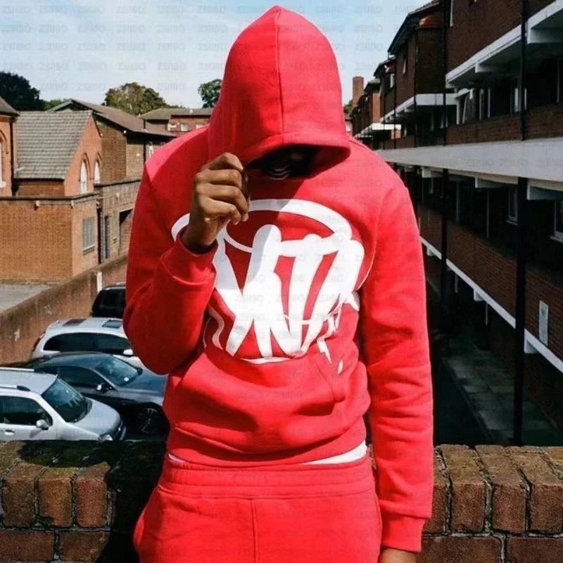 Red Graphic Hoodie DJ