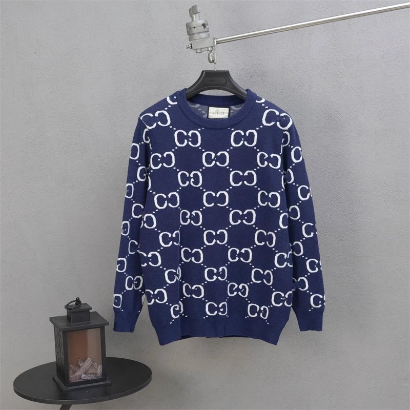 Monogram Crewneck Knit Sweater