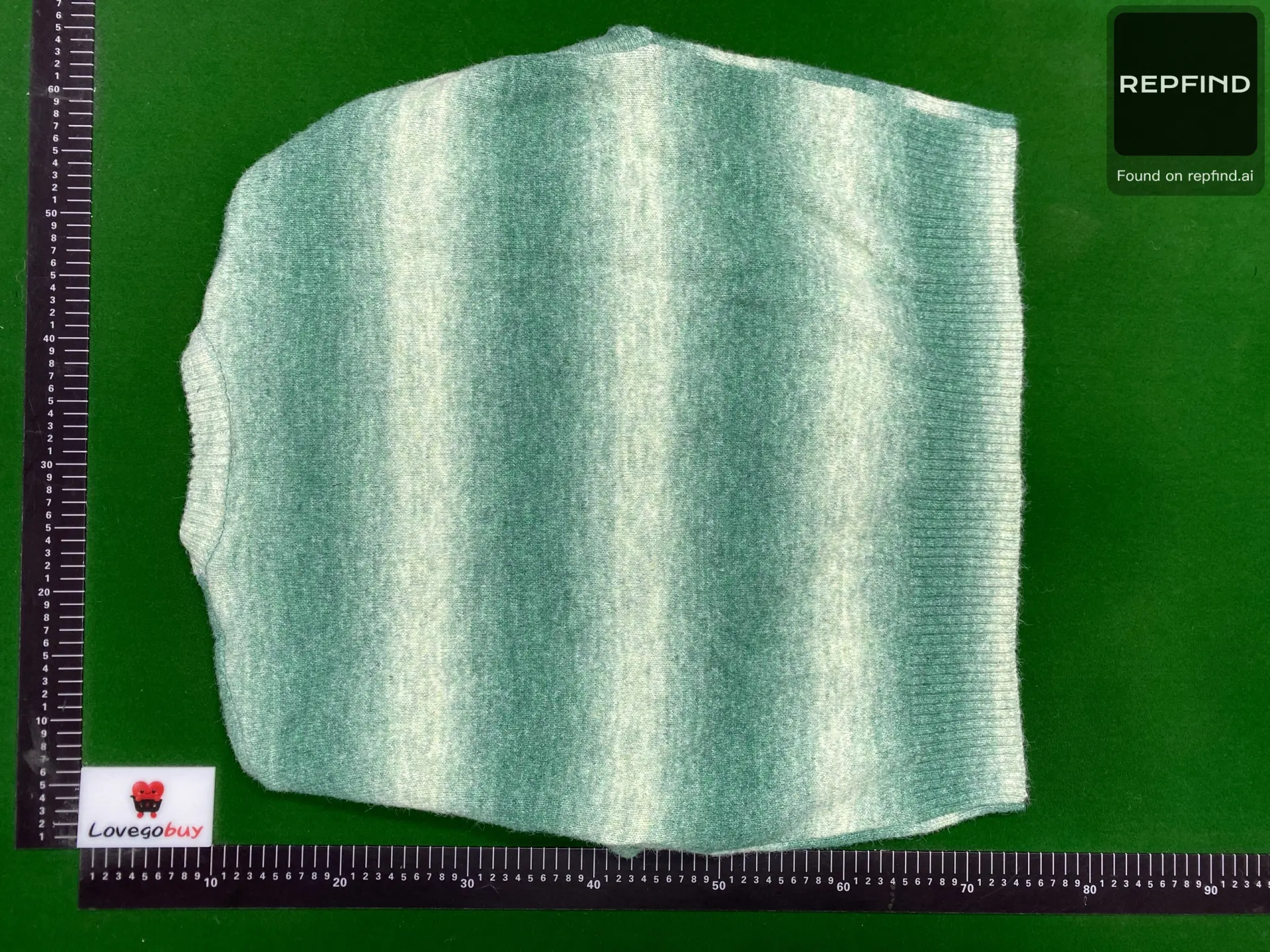 Striped Crewneck Knit Sweater -3