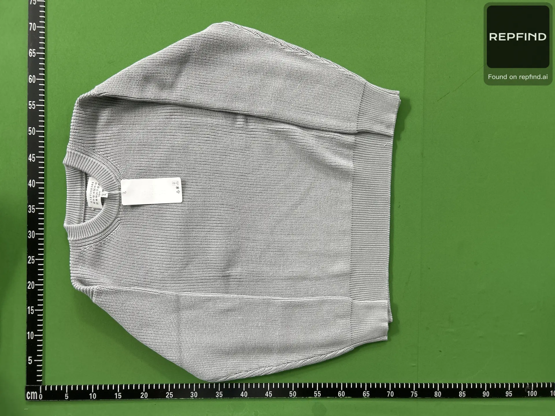 Four-Stitch Crewneck Knit Sweater -6