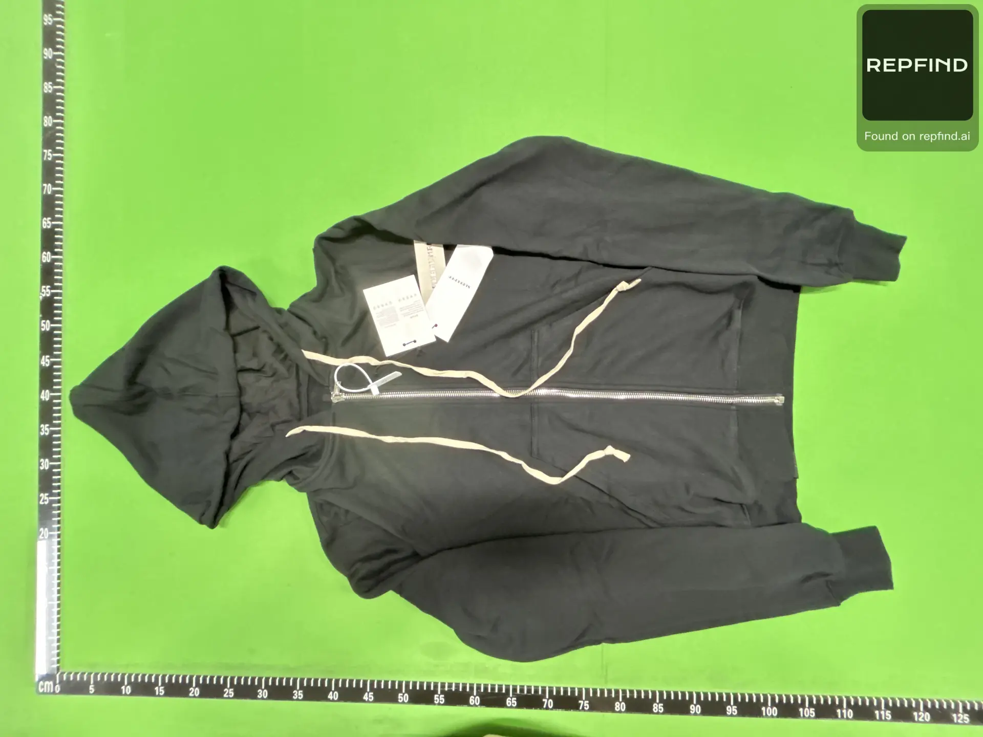 Long Drawstring Zip-Up Hoodie -2