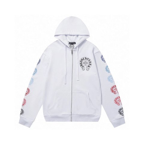 Chrome Hearts Zip-Up Hoodie 01
