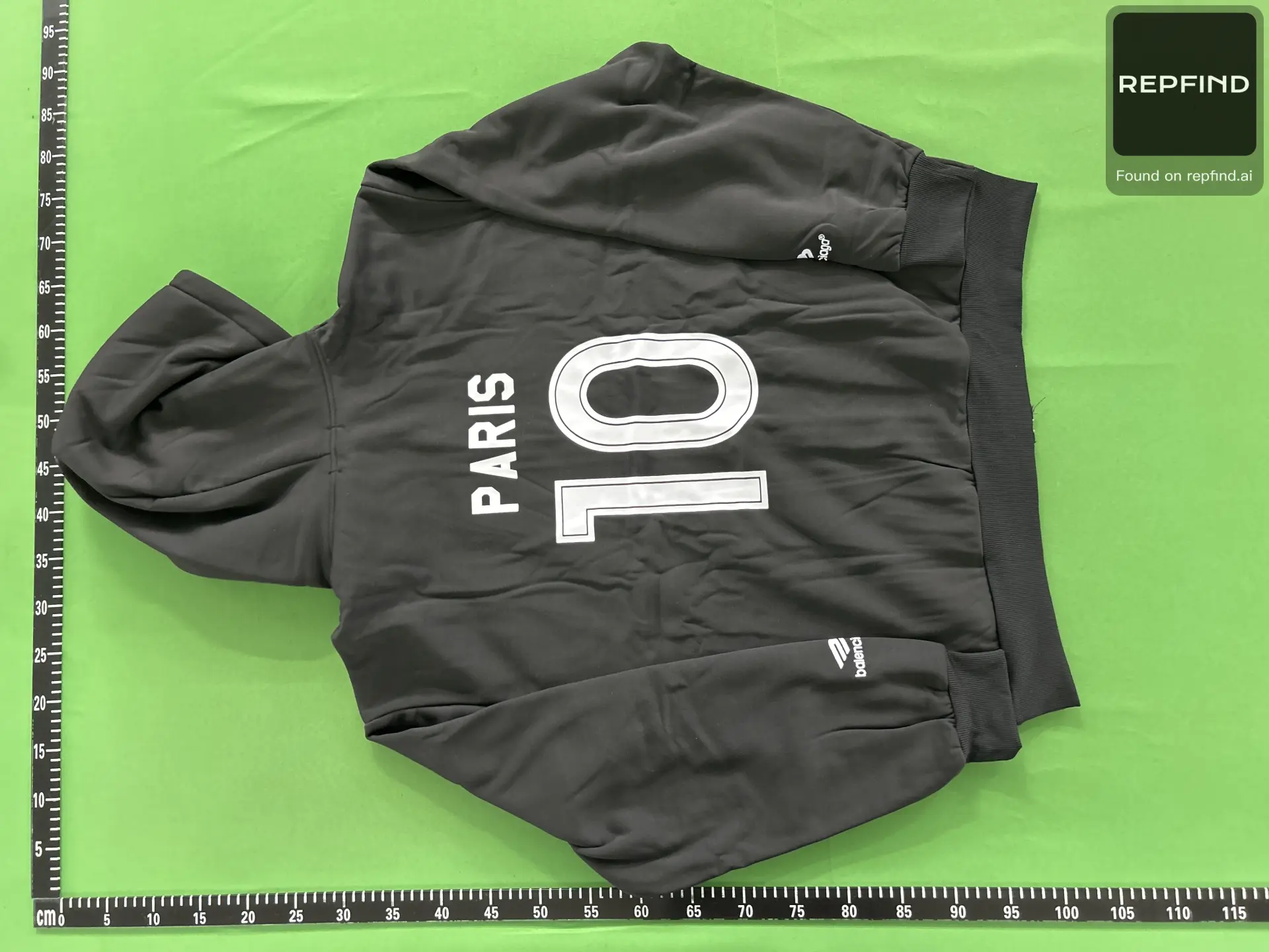 Balenciaga Football Graphic Hoodie -3