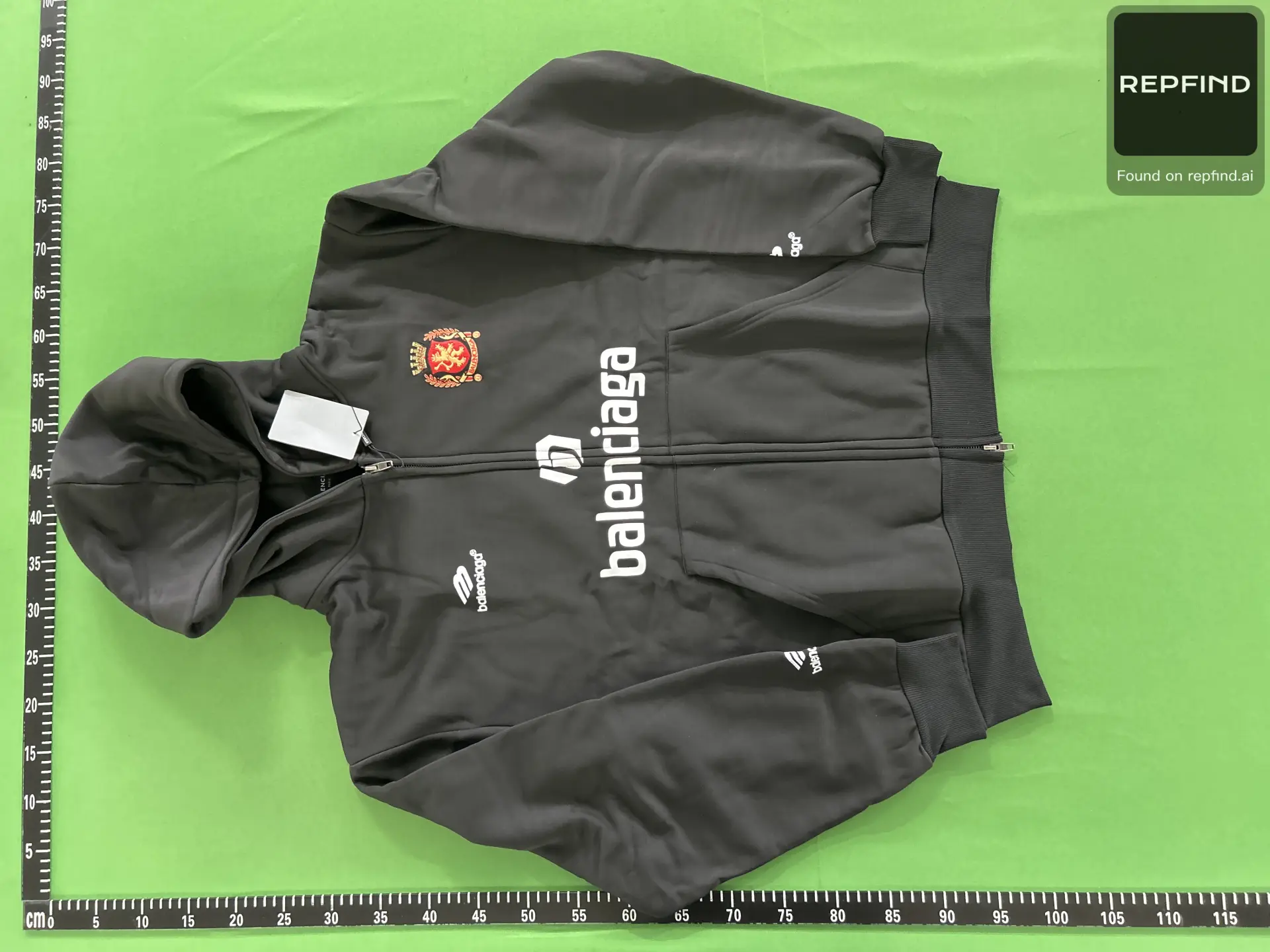 Balenciaga Football Graphic Hoodie -5