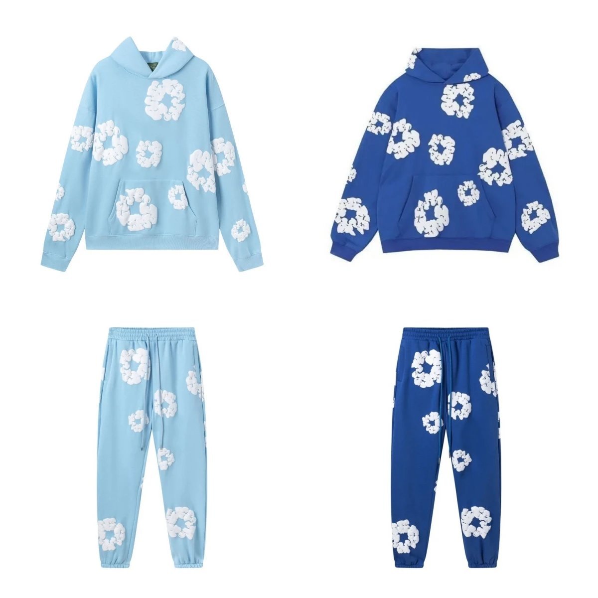 Flower Graphic Hoodie and Pant