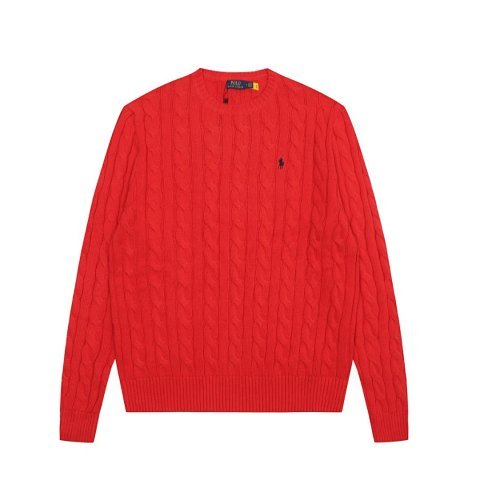RL Pony Embroidered Cable-Knit