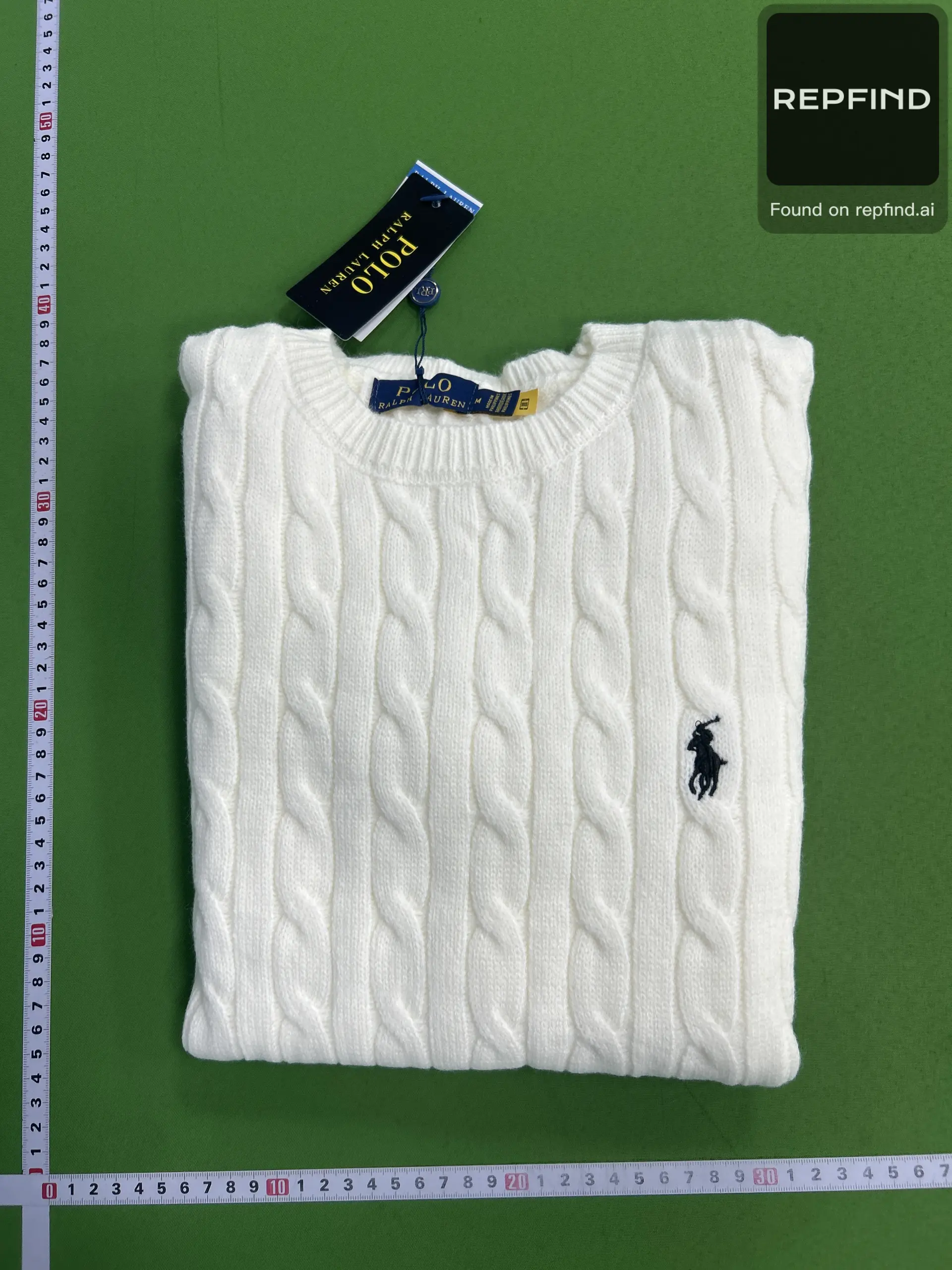RL Pony Embroidered Cable-Knit Sweater -3