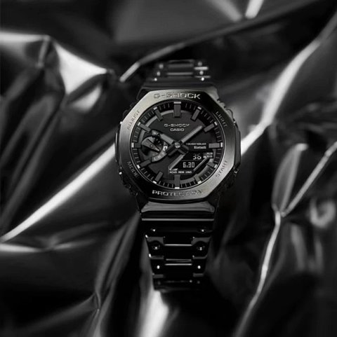 Octagonal Metal Sports Watch 0