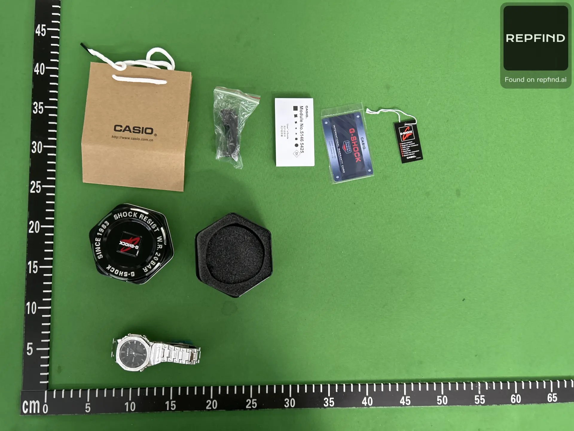 Octagonal Metal Sports Watch 015 -4