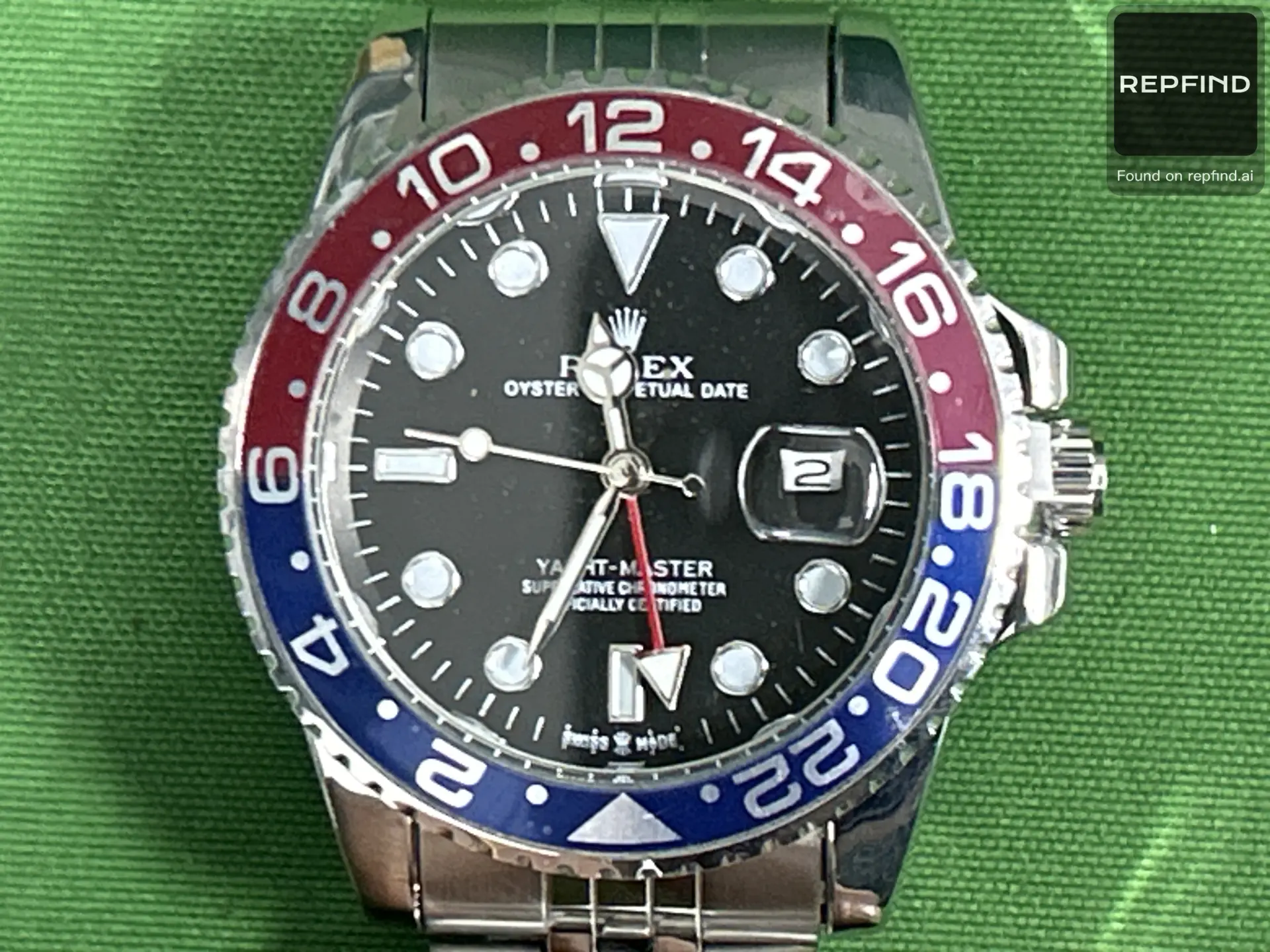 GMT Style Steel Bracelet Watch -3
