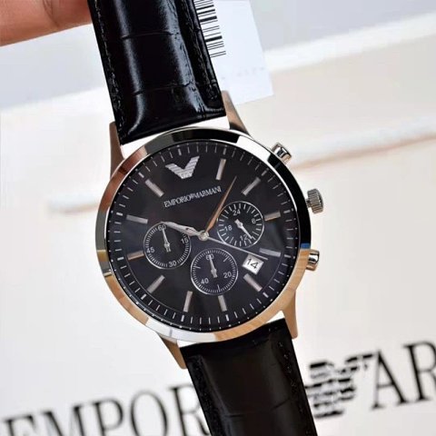 Three-Dial Business Quartz Wat