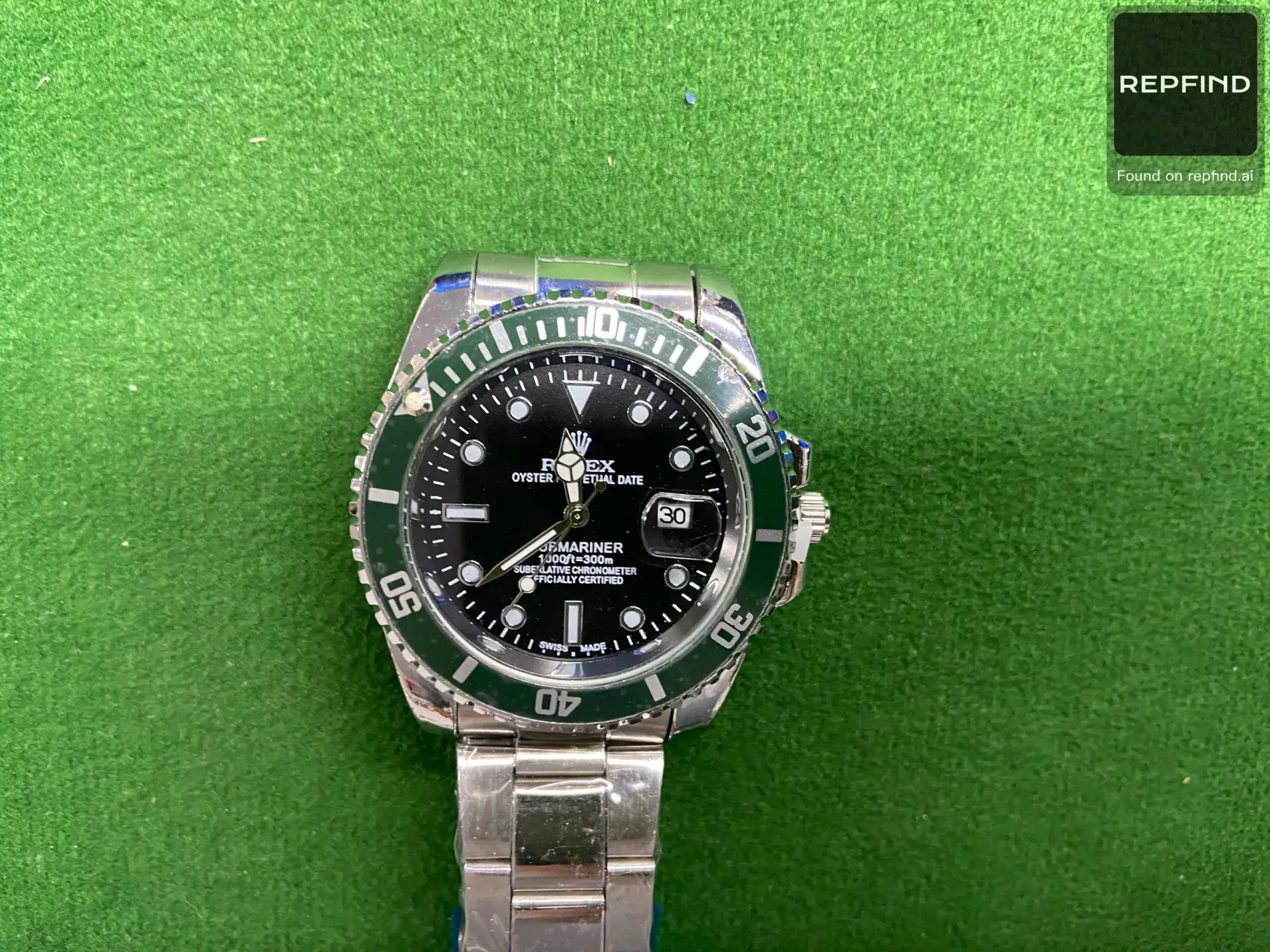 Green Dial Diver Style Watch -4