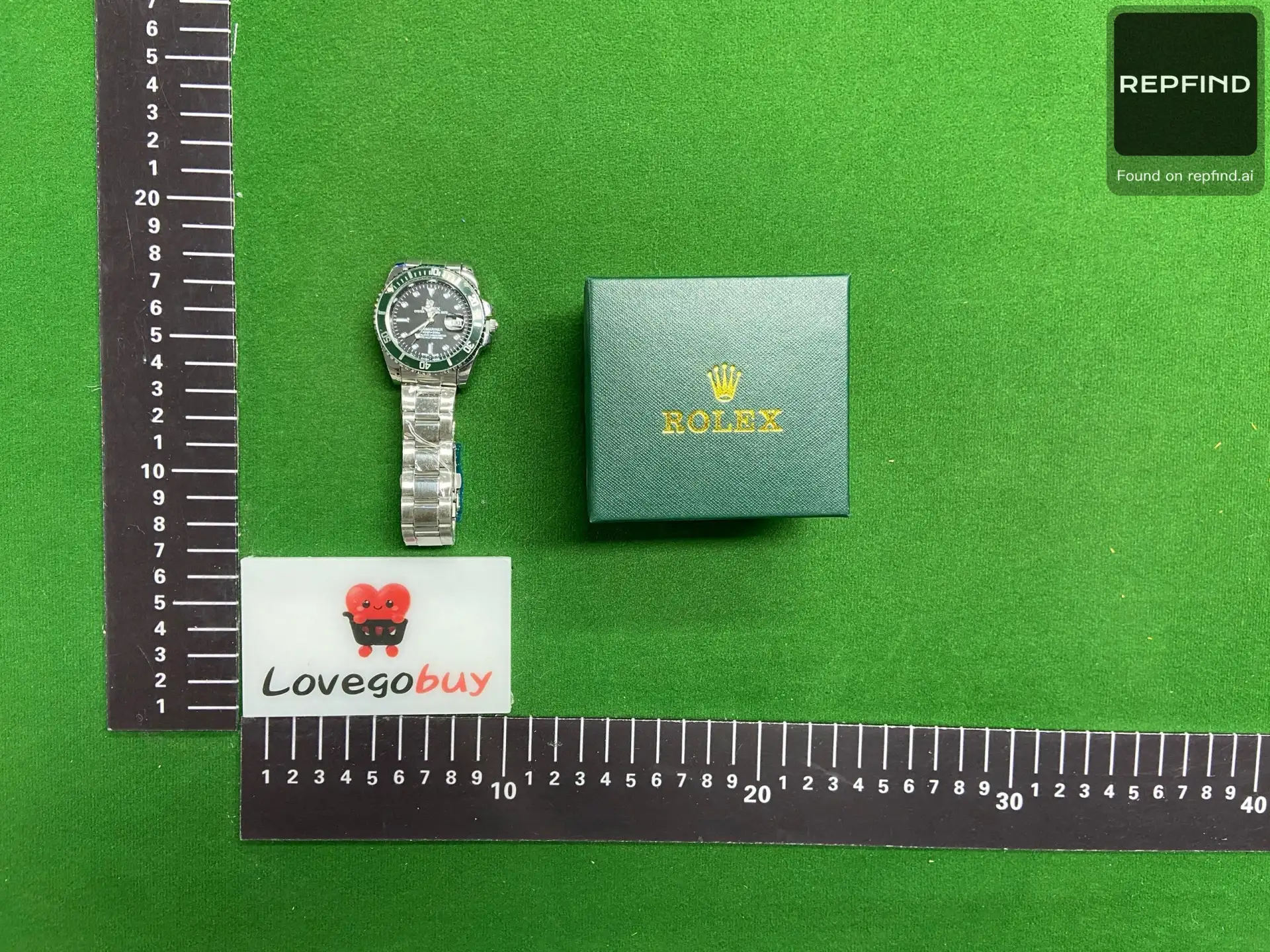 Green Dial Diver Style Watch -5