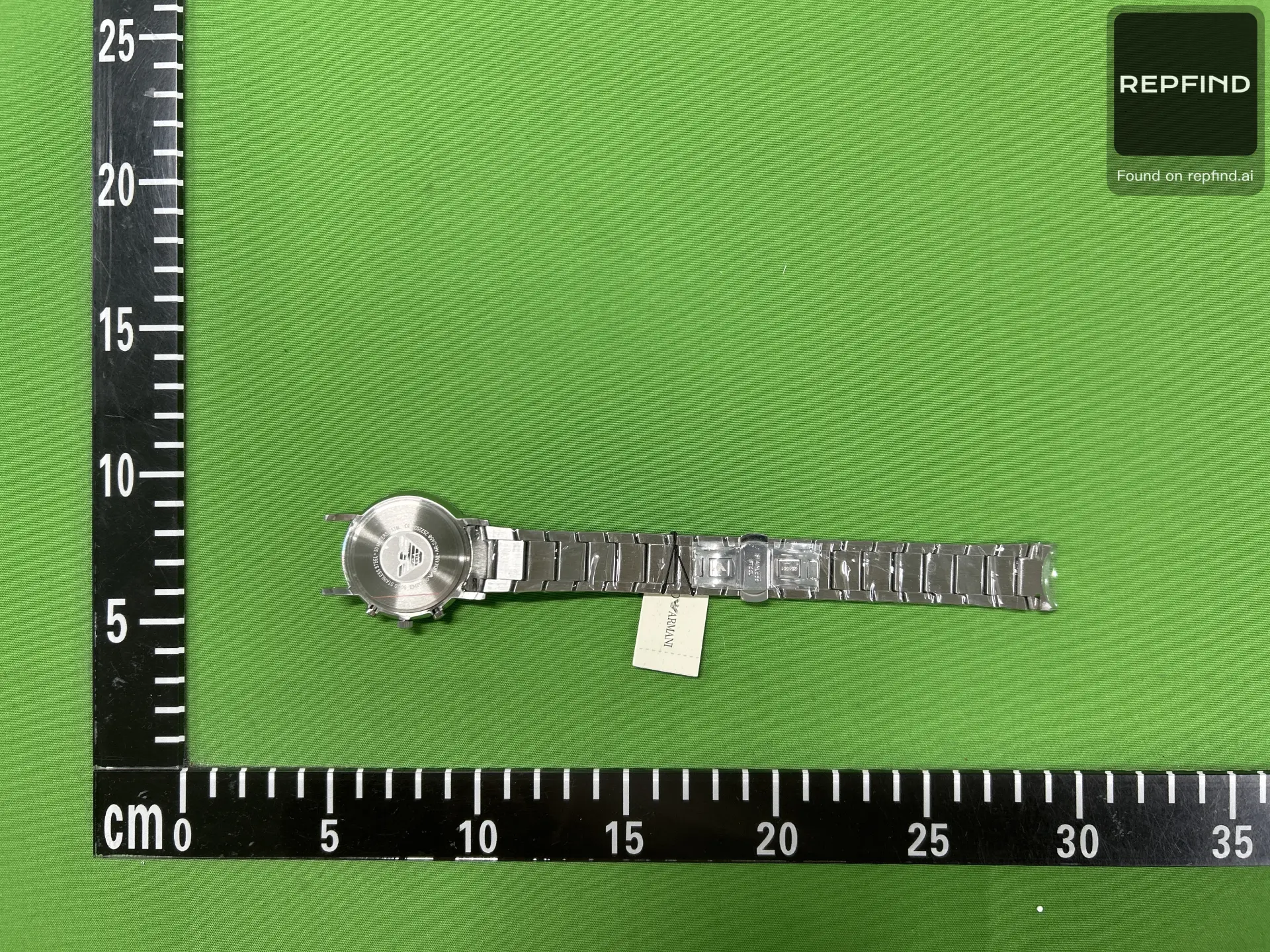 Three-Dial Steel Bracelet Quartz Watch AR2448 -2