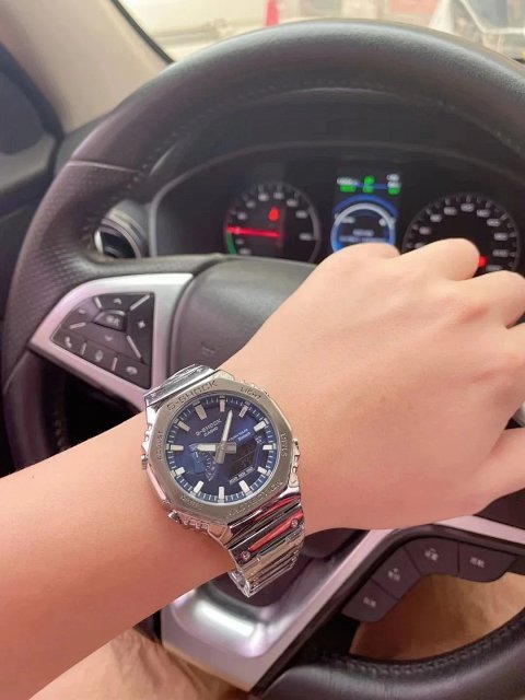 Blue Dial Steel Bracelet Watch