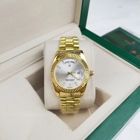 Day-Date Fluted Bezel Bracelet