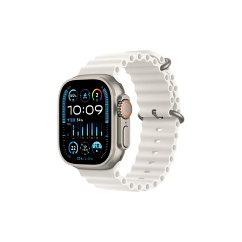 White Strap Smartwatch source image 1