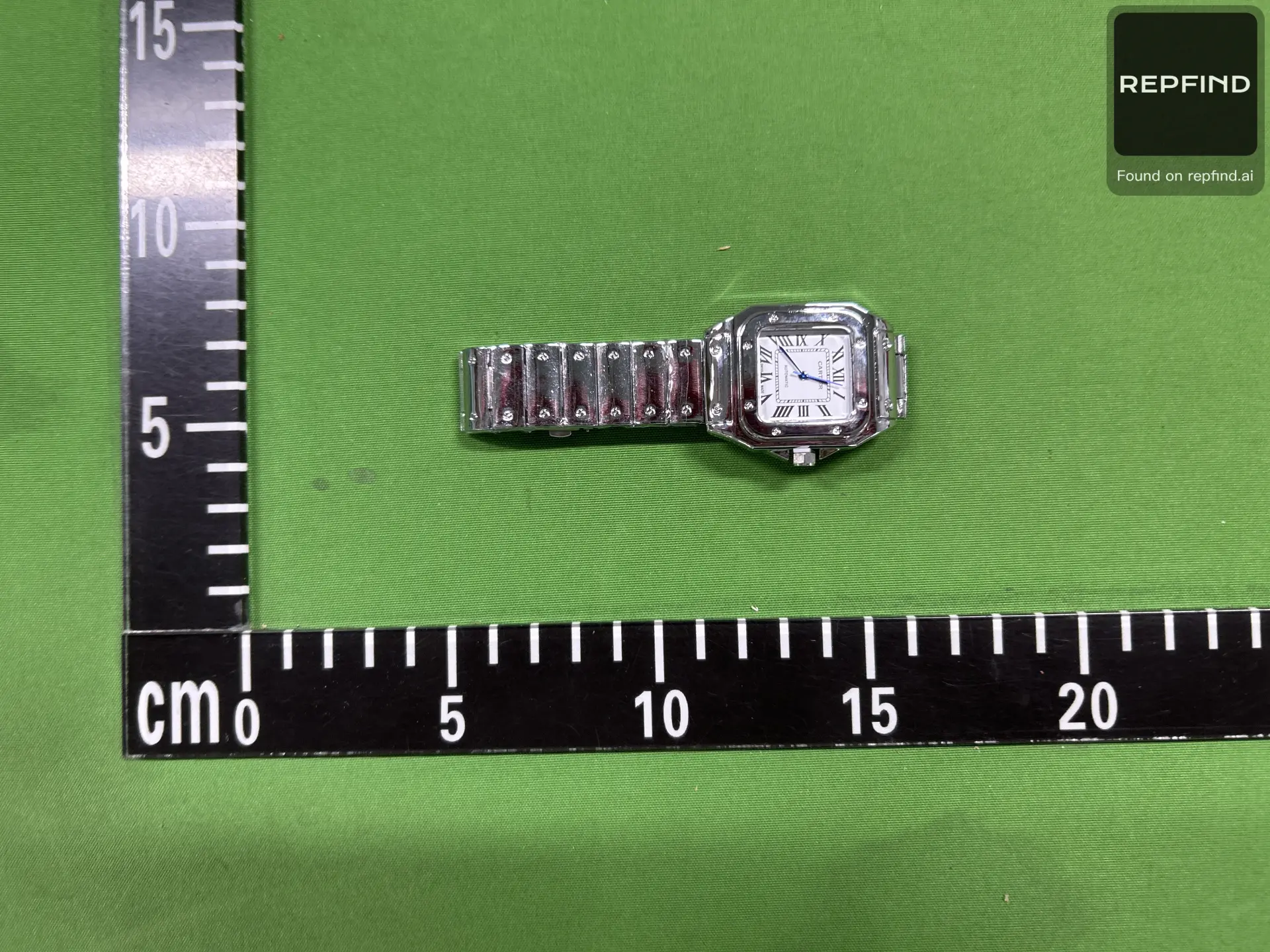 Square Roman Dial Steel Bracelet Watch -6