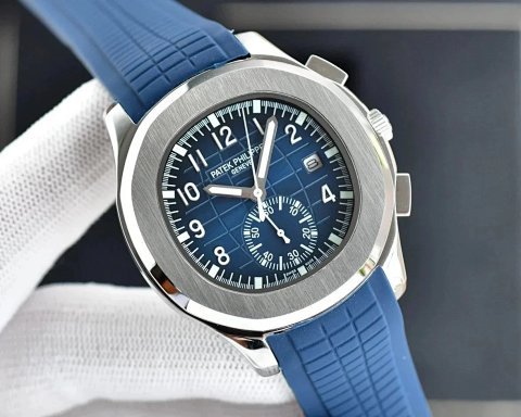 Blue Strap Chronograph Watch