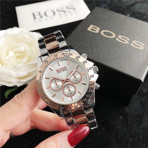 Three Subdial Steel Bracelet D