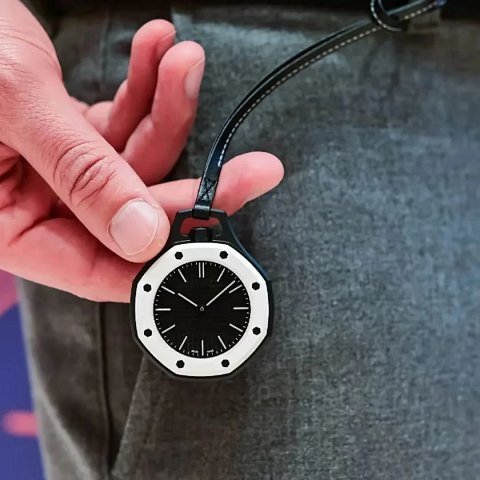 Black Pendant Watch