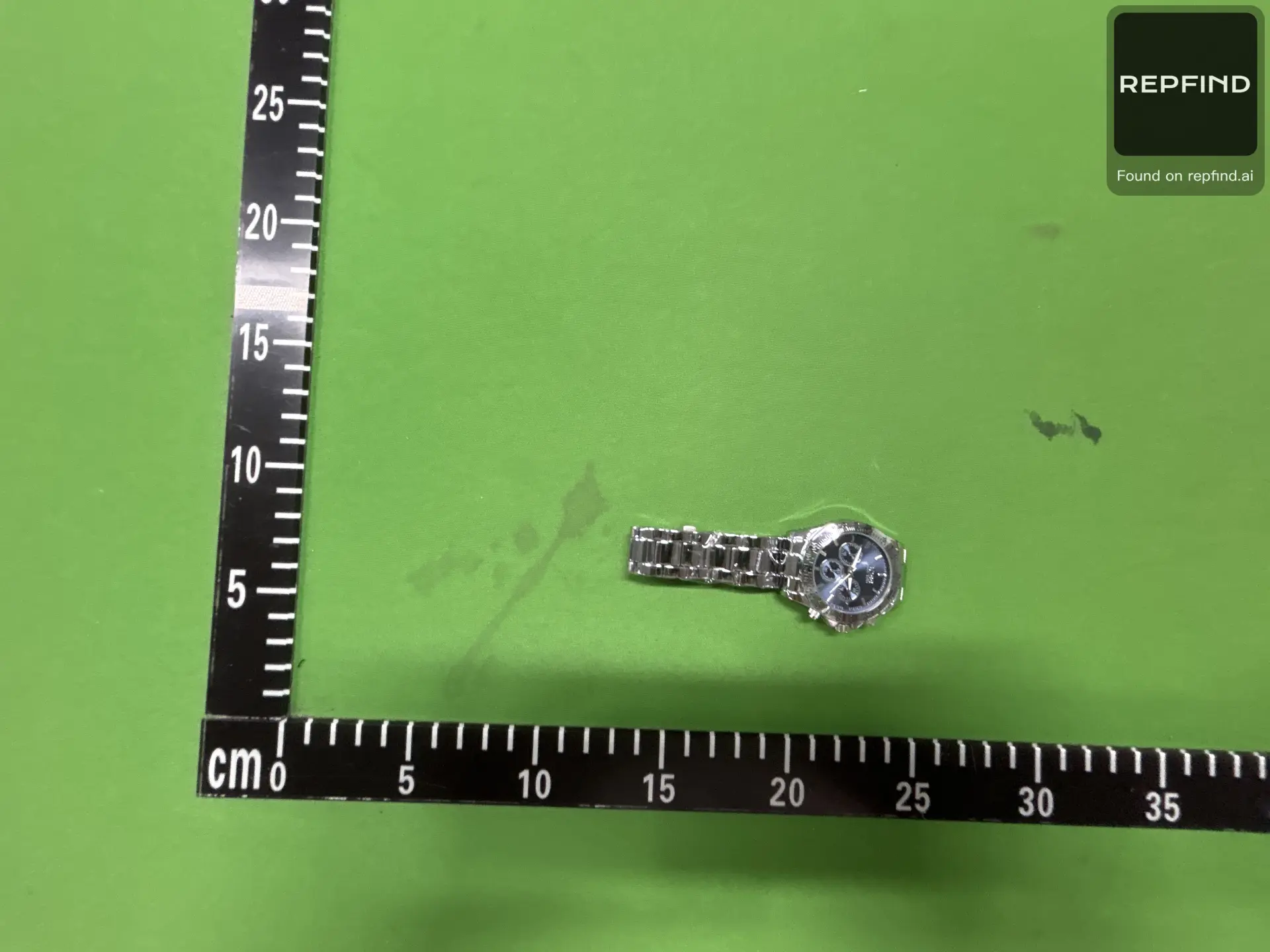 Three Subdial Steel Bracelet Dress Watch -2